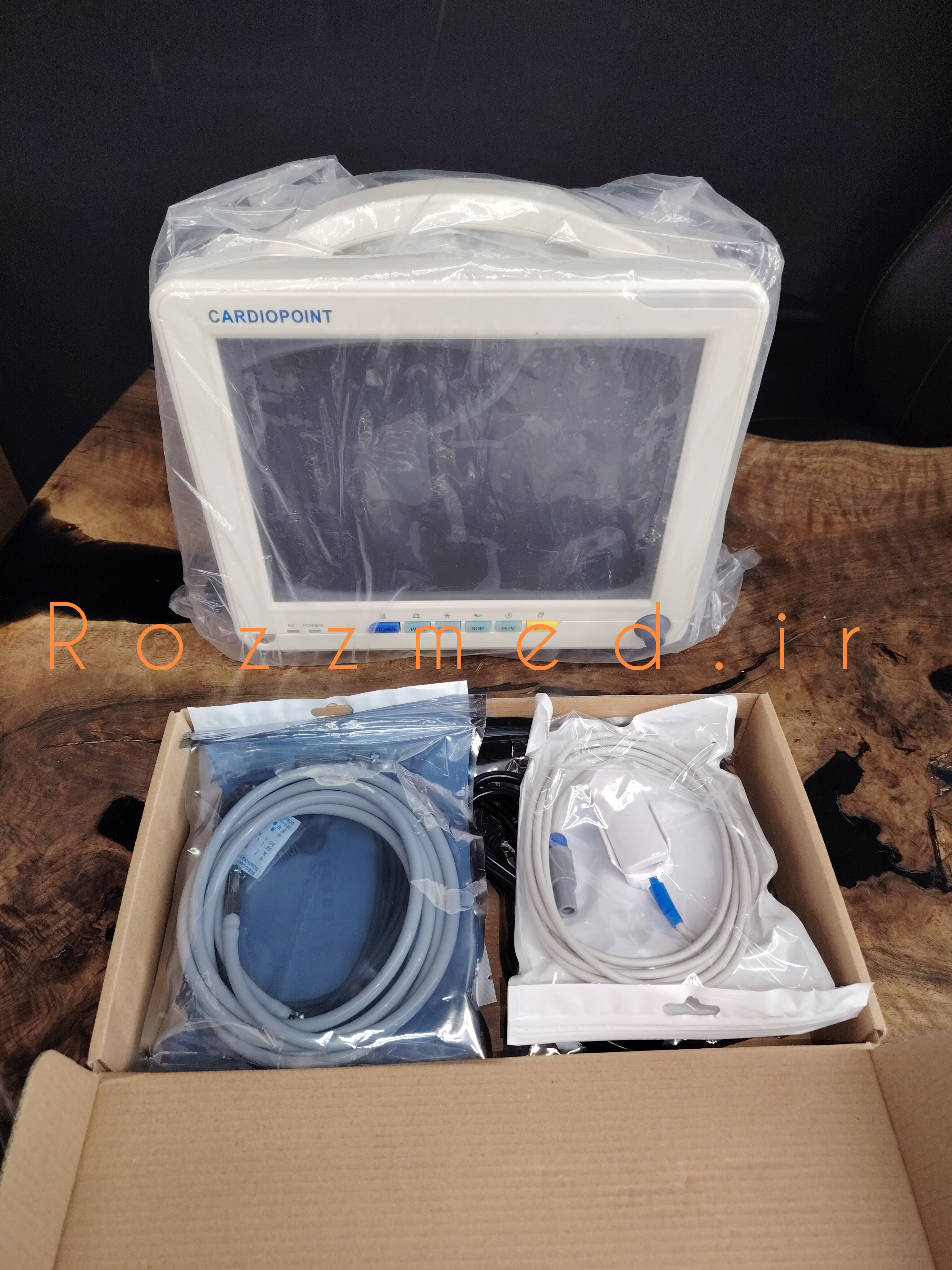 مانیتور علائم حیاتی cardiopiont آپ مدUp medکاردیوپوینت 12 اینچ آکبند یکسال گارانتی